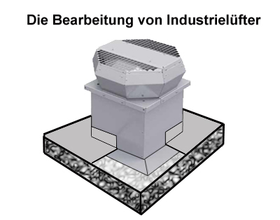 Die Lüfter & Träger abdichten